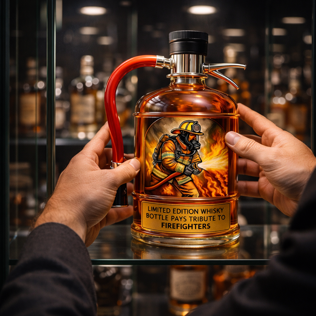 Whiskyfles – Brandweerman Editie