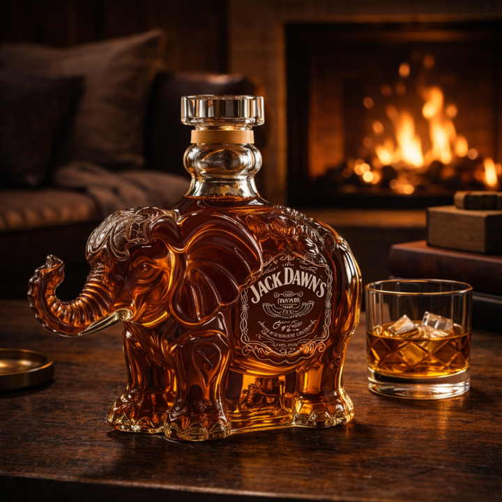 Jack Daniel’s Whisky Fles – Olifanten Editie