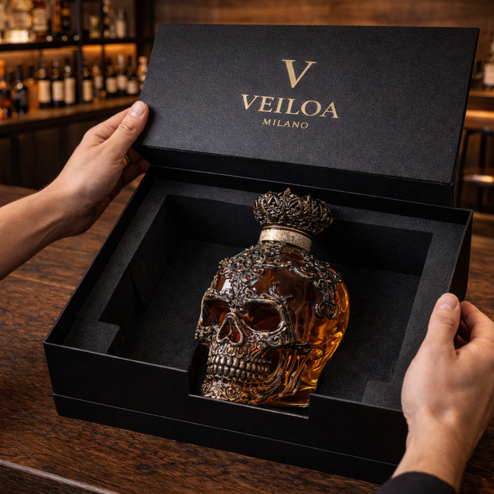 Whiskyfles – Skull Editie