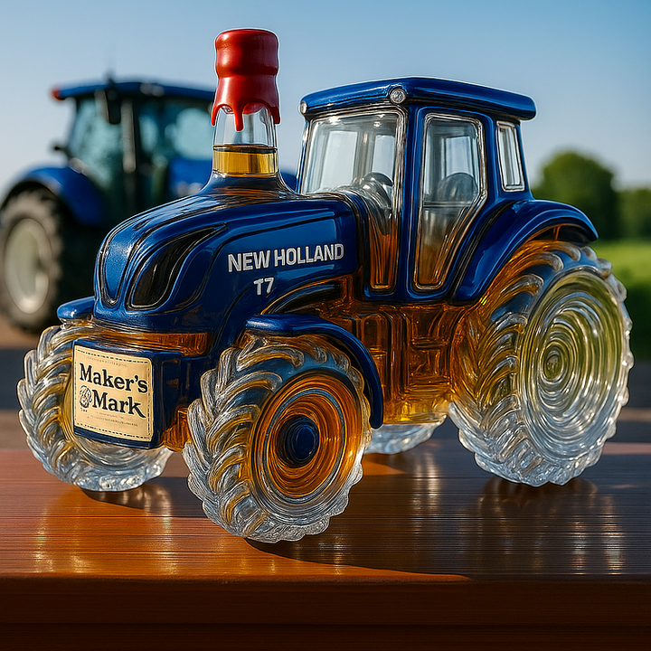 Whiskyfles New Holland T7™ | Klassieke tractorvorm