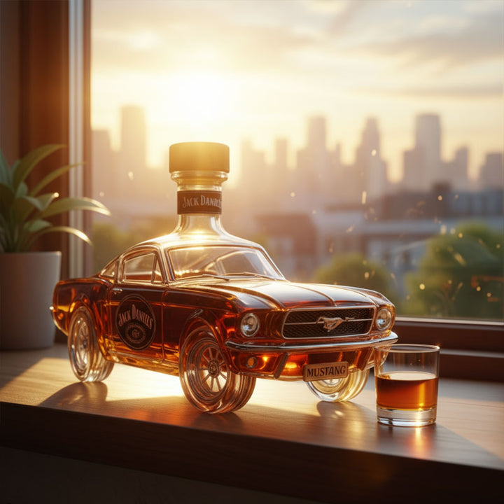 Whisky Fles – Mustang Editie