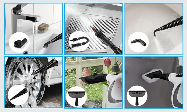 VaporixPro™ – De Alles-in-Één Stoomreiniger voor een Brandschoon Huis