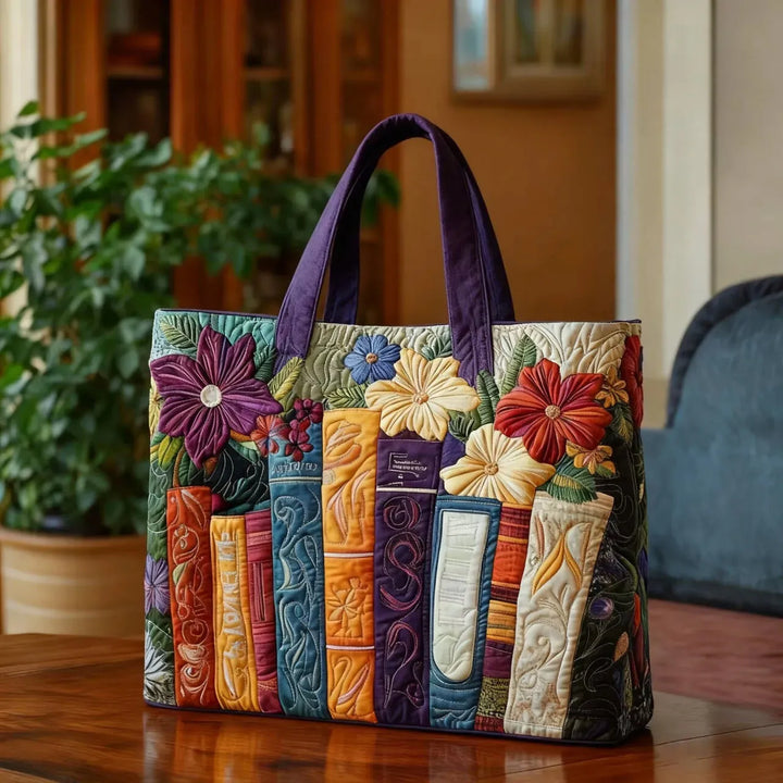 Gequilted Tas - Boekenliefhebber