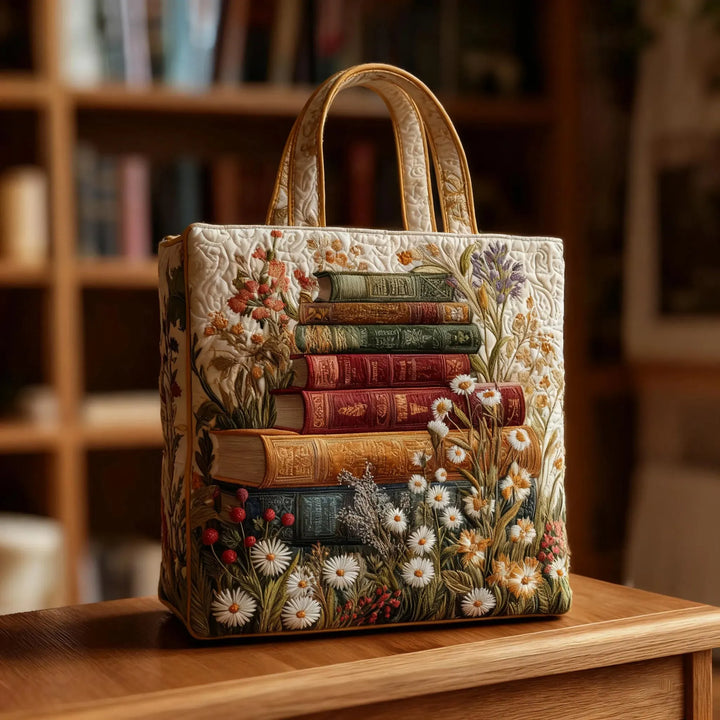 Handgemaakte Gequiltte Tas - Bloemenmotief