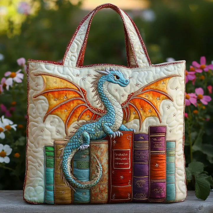 Gevoerde Tas - Draak Smaragd Bewaker van de Boeken