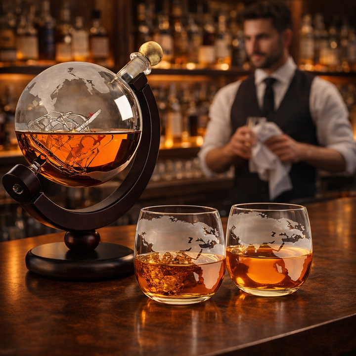 Whiskyflessen – Wereldkaart Editie