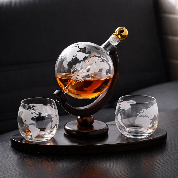 Whiskyflessen – Wereldkaart Editie