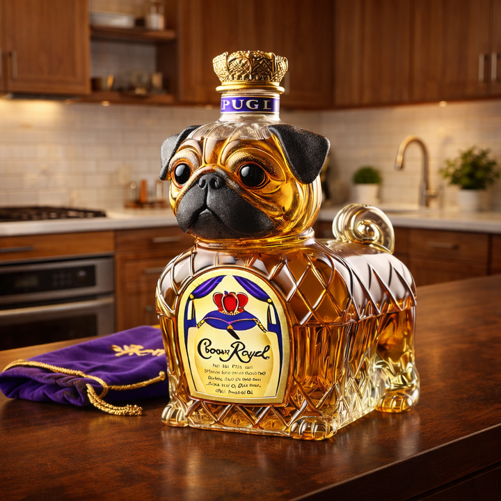 Whisky Fles – Franse Bulldog Editie