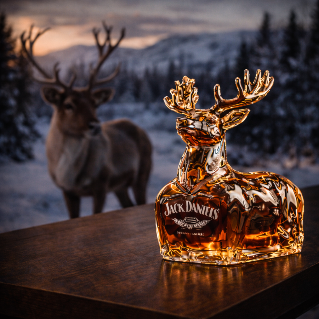 Fles Whisky Jack Daniel's - Editie Majestueuze Rendier