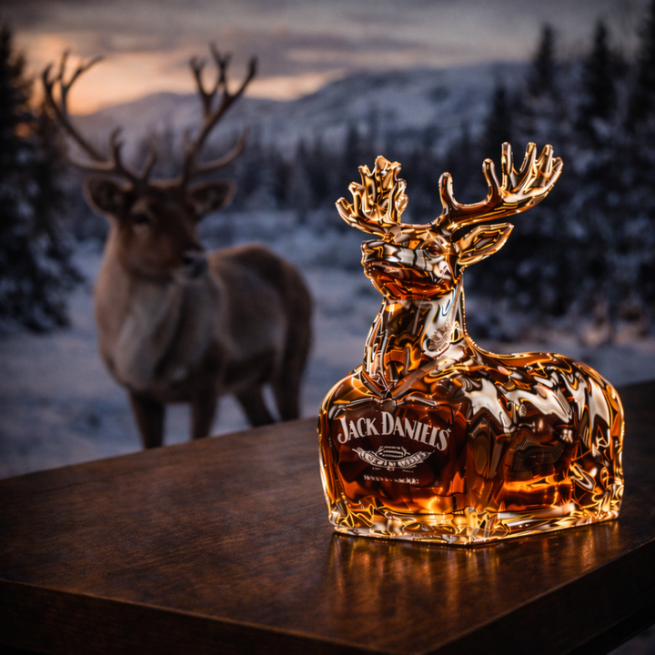 Fles Whisky Jack Daniel's - Editie Majestueuze Rendier