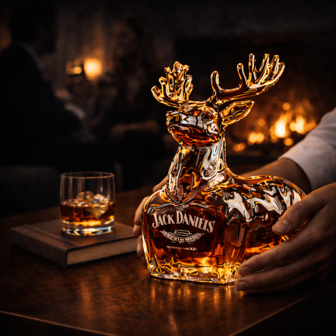 Fles Whisky Jack Daniel's - Editie Majestueuze Rendier