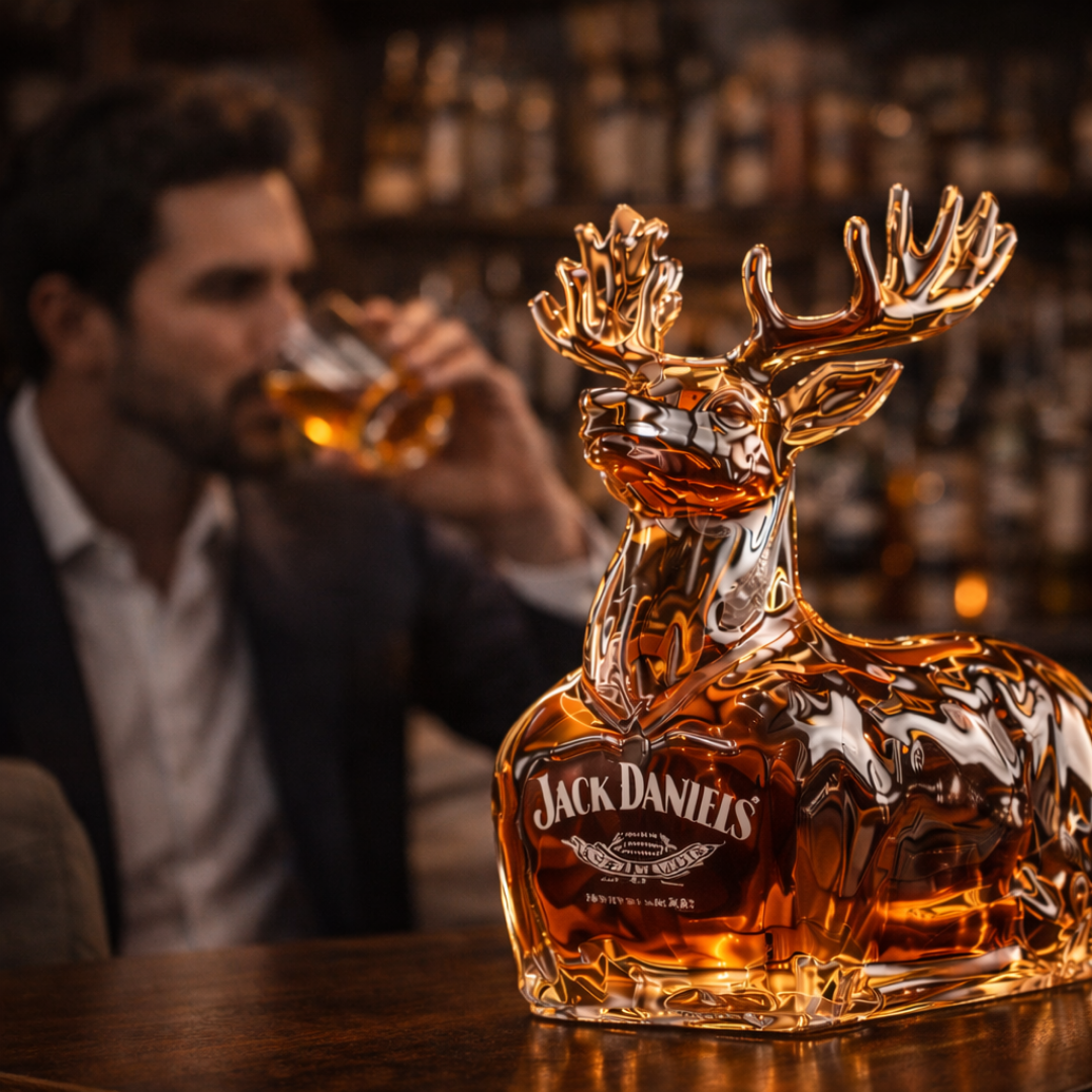 Fles Whisky Jack Daniel's - Editie Majestueuze Rendier