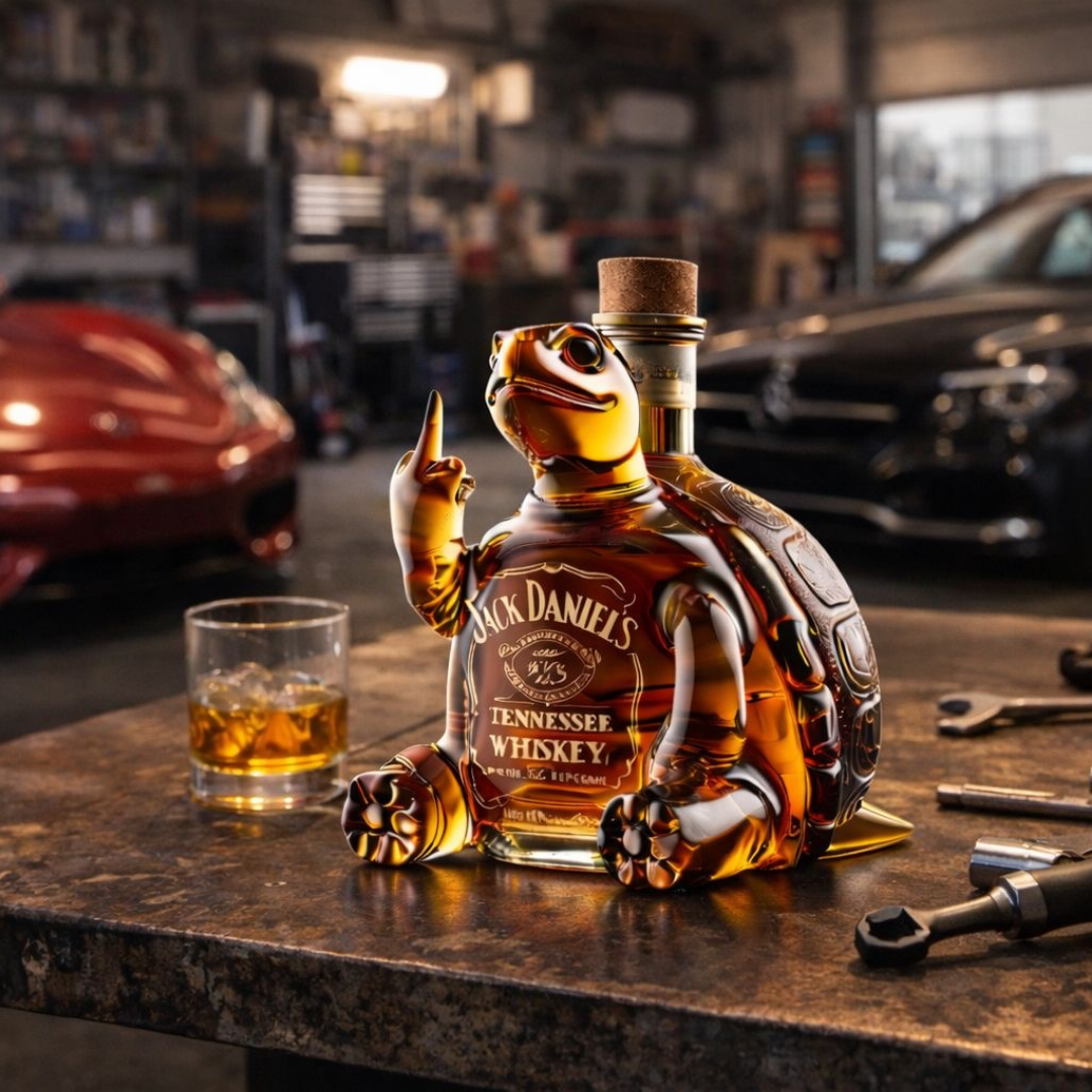 Whiskeyfles – Schildpad Editie