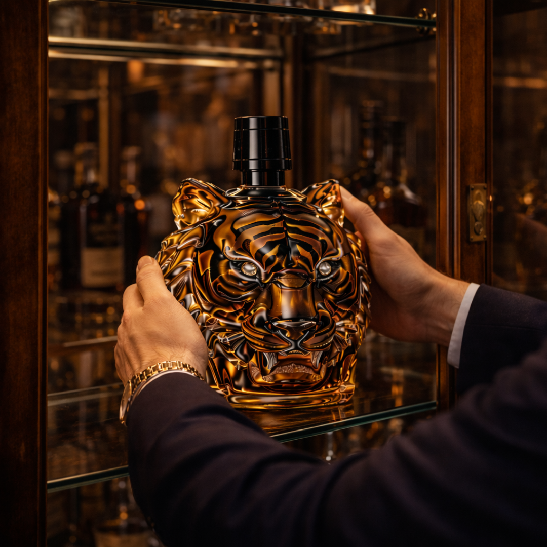 Whiskyfles – Tijgereditie