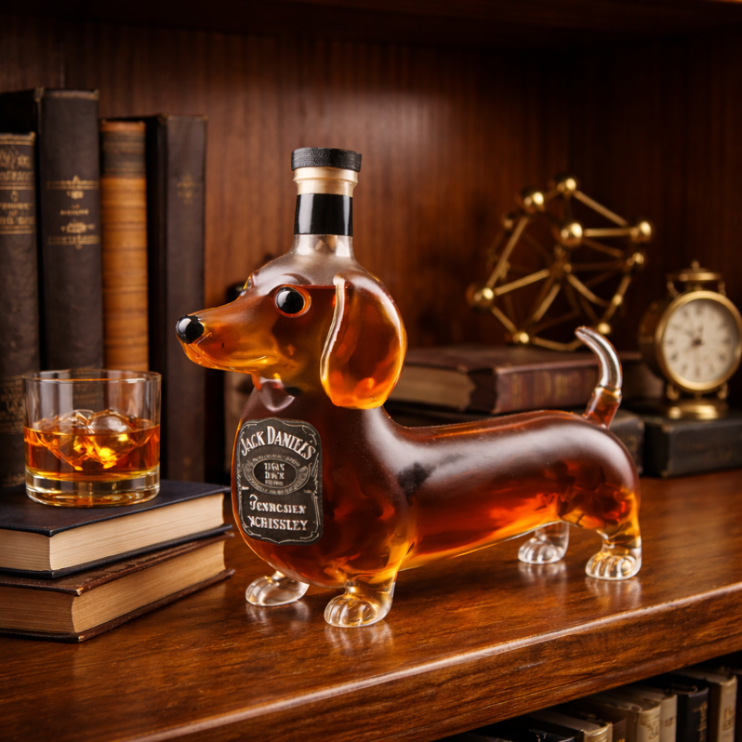 Jack Daniel's Whisky Fles – Teckel Editie