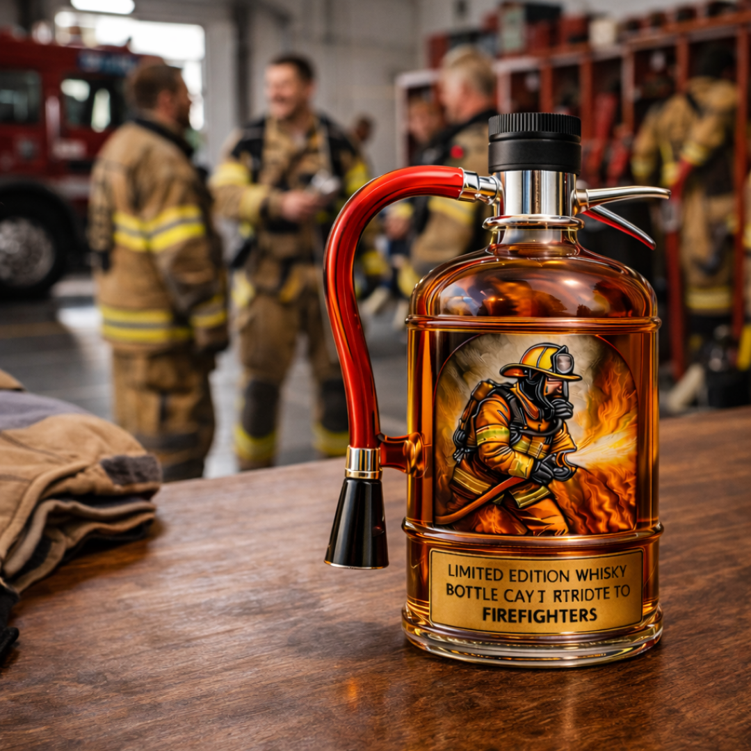 Whiskyfles – Brandweerman Editie
