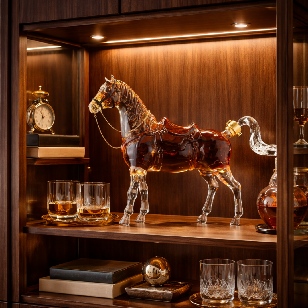Whiskyfles - Paard Editie