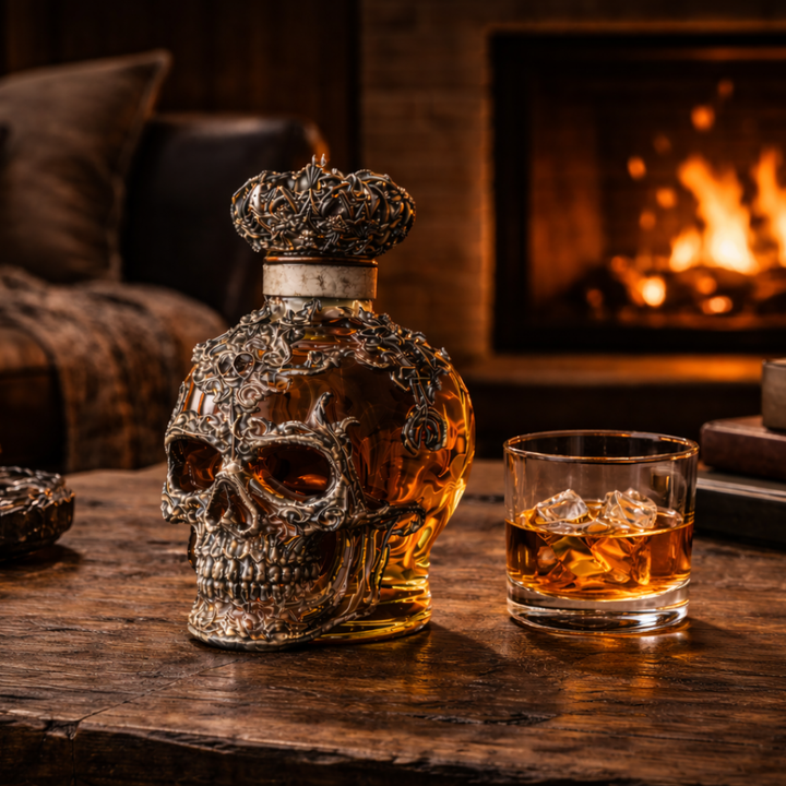 Whiskyfles – Skull Editie