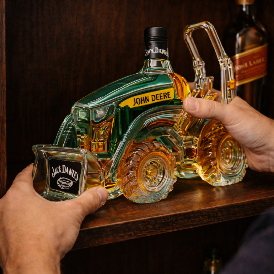 Jack Daniel's Whisky Fles – Tractor Editie