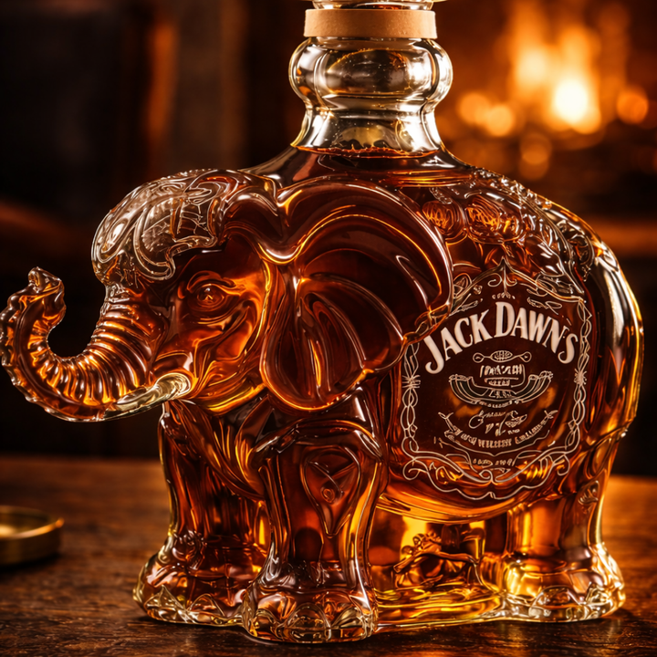 Jack Daniel’s Whisky Fles – Olifanten Editie