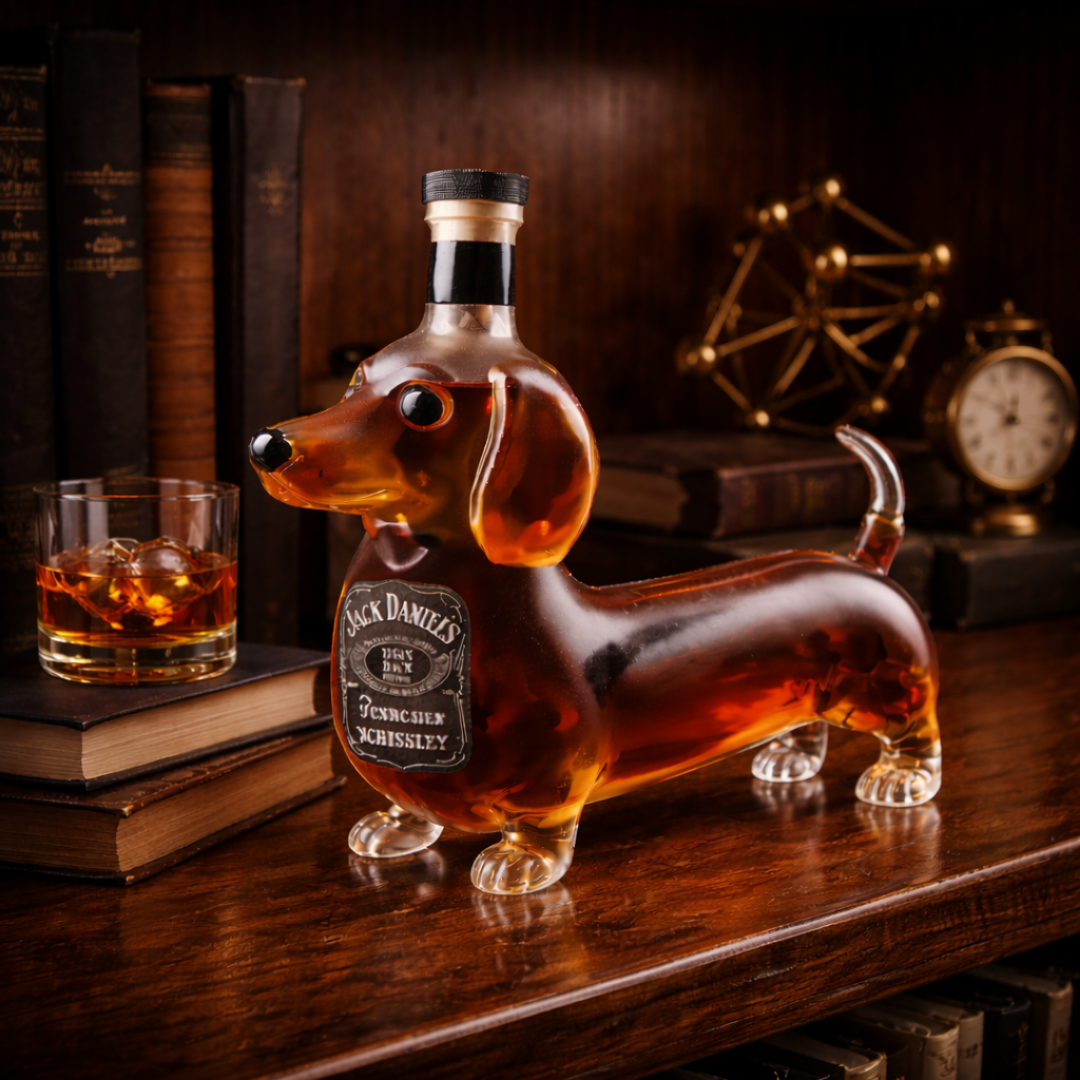 Jack Daniel's Whisky Fles – Teckel Editie