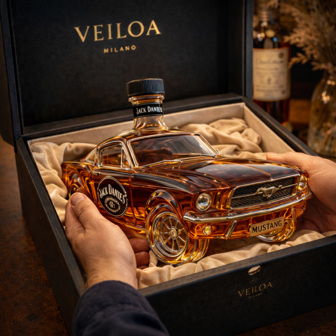 Whisky Fles – Mustang Editie