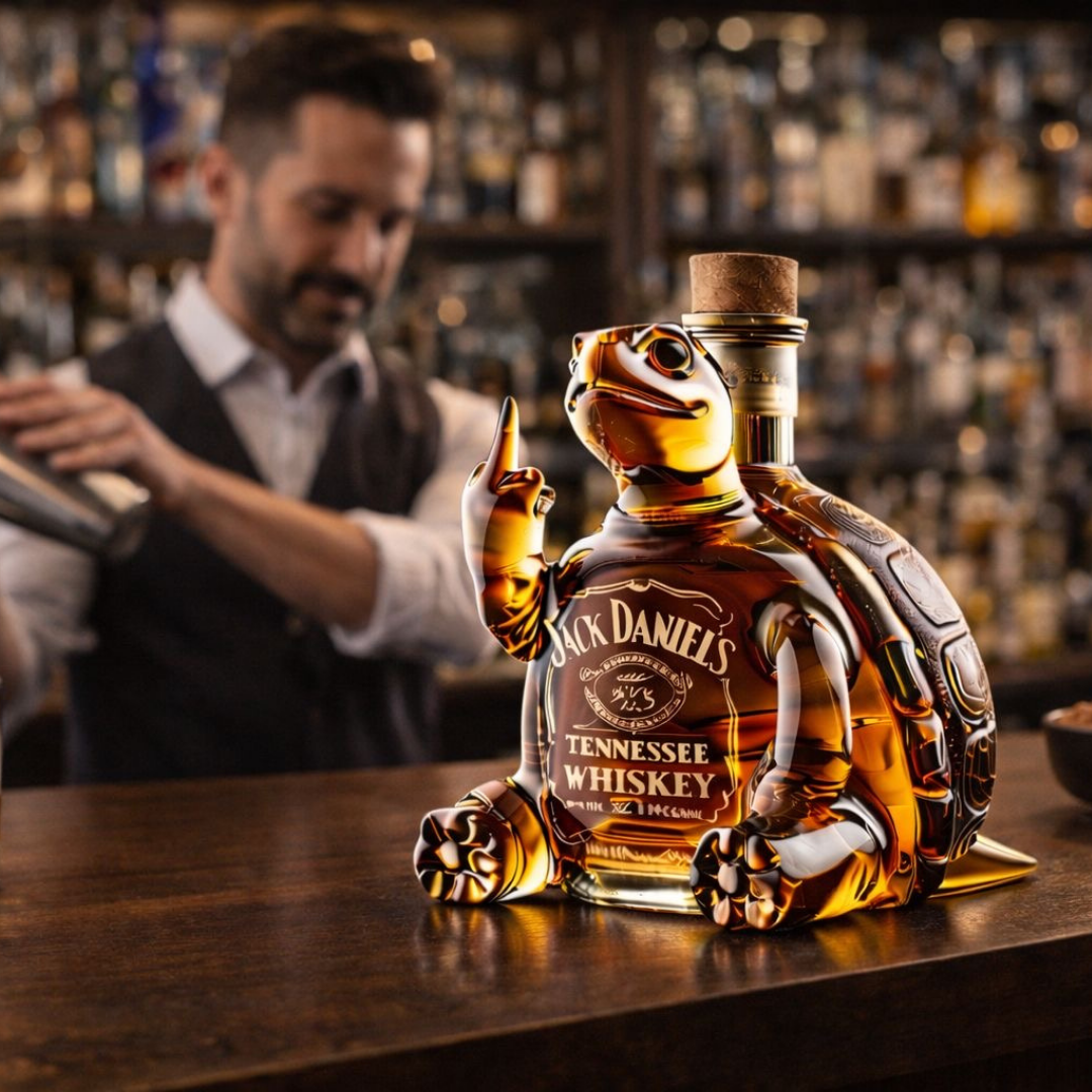 Whiskeyfles – Schildpad Editie
