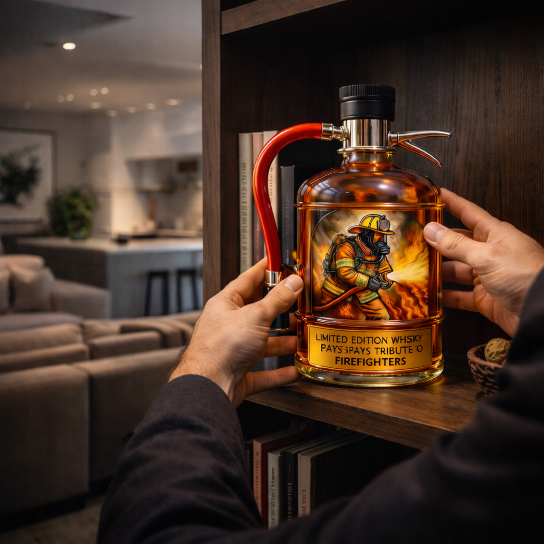 Whiskyfles – Brandweerman Editie