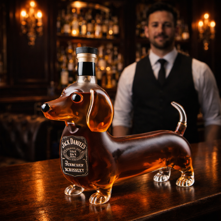 Jack Daniel's Whisky Fles – Teckel Editie
