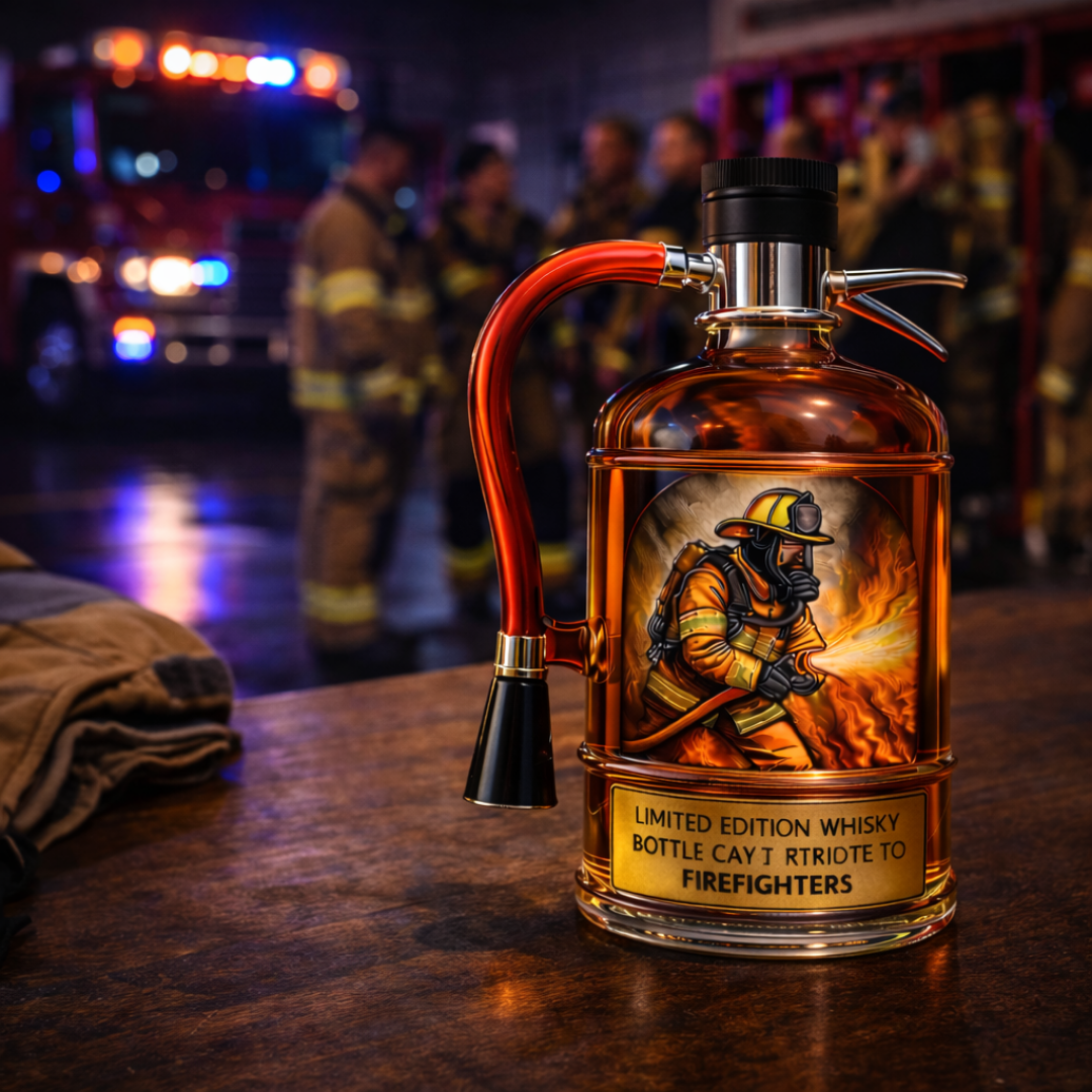 Whiskyfles – Brandweerman Editie