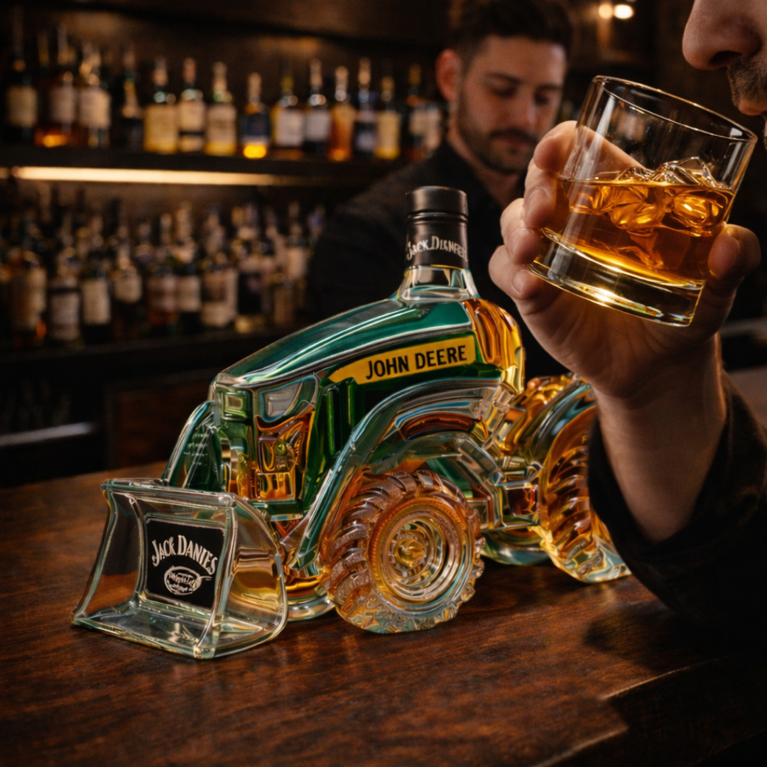 Jack Daniel's Whisky Fles – Tractor Editie