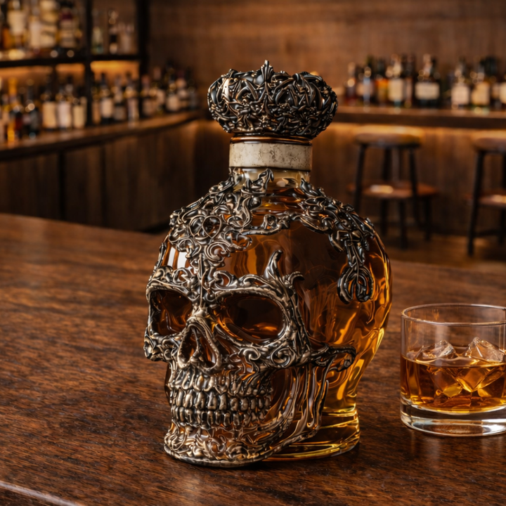 Whiskyfles – Skull Editie