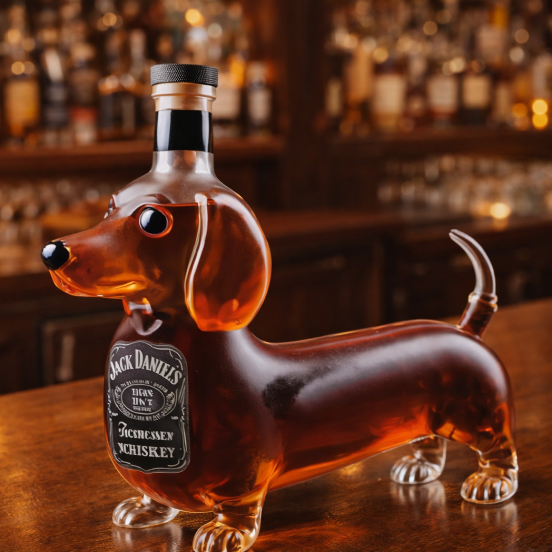Jack Daniel's Whisky Fles – Teckel Editie