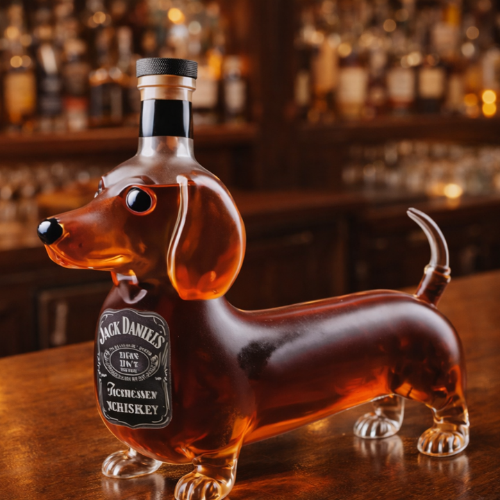 Jack Daniel's Whisky Fles – Teckel Editie