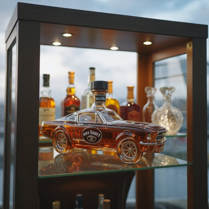 Whisky Fles – Mustang Editie