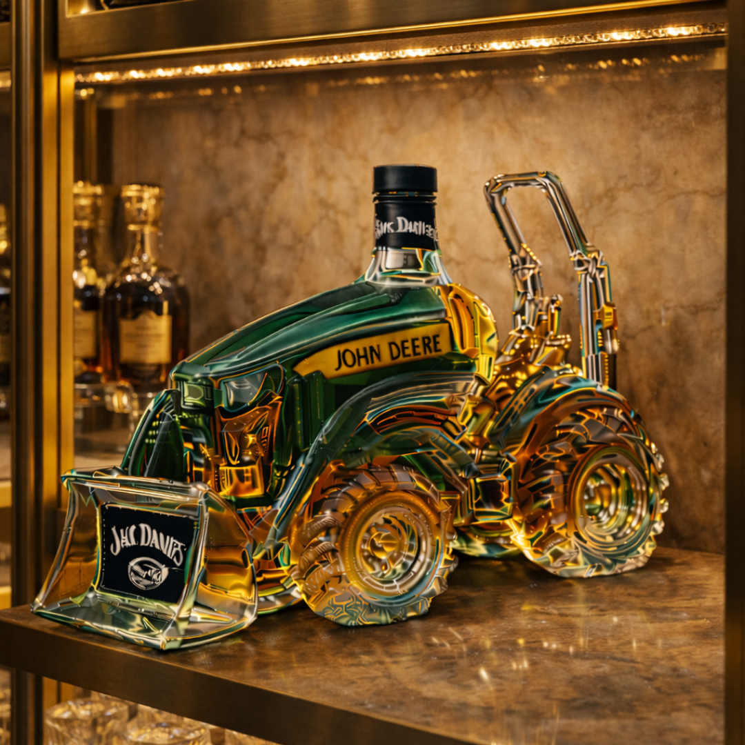 Jack Daniel's Whisky Fles – Tractor Editie