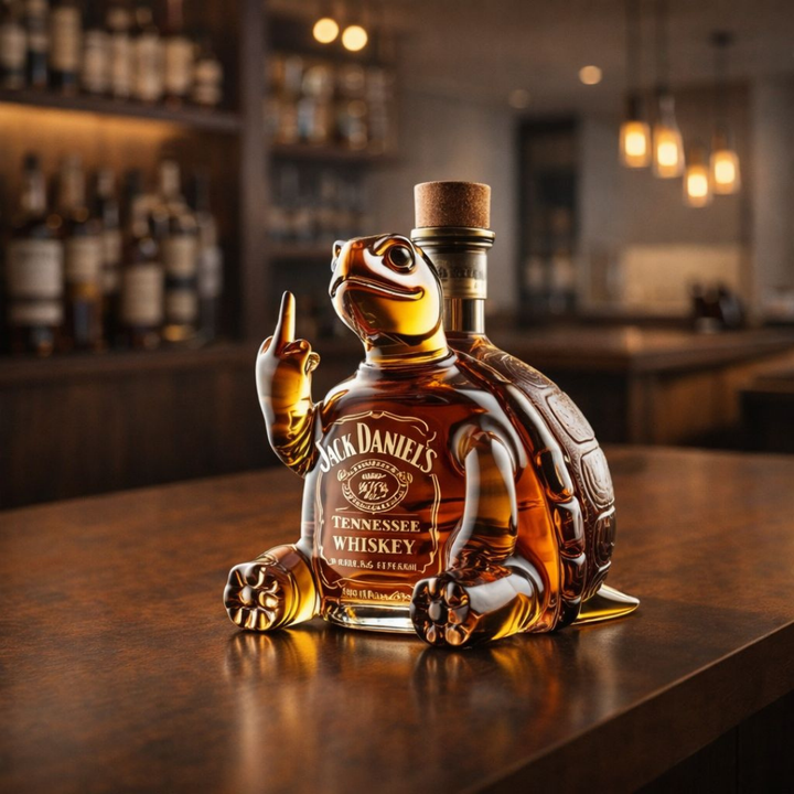 Whiskeyfles – Schildpad Editie