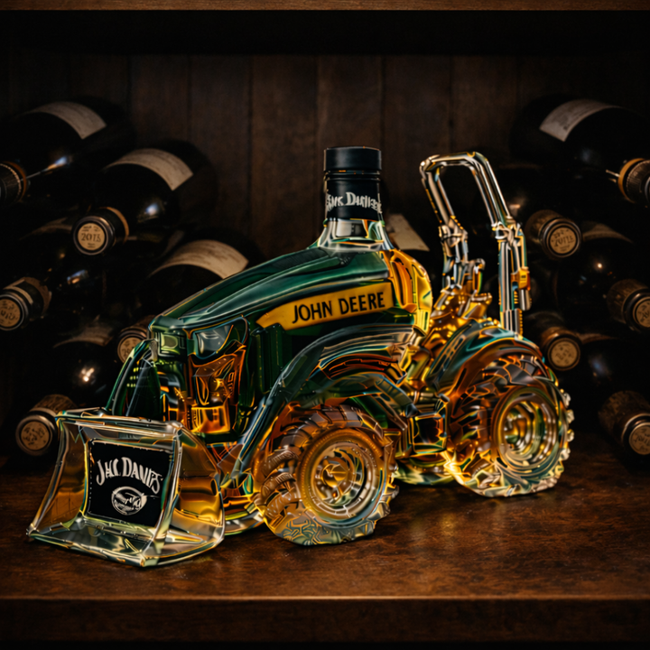 Jack Daniel's Whisky Fles – Tractor Editie