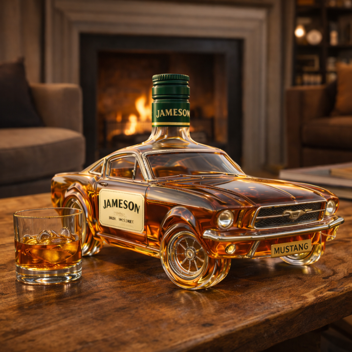 Whisky Fles – Mustang Editie