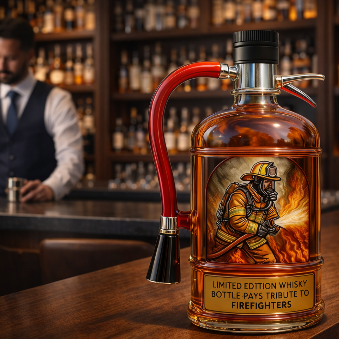 Whiskyfles – Brandweerman Editie