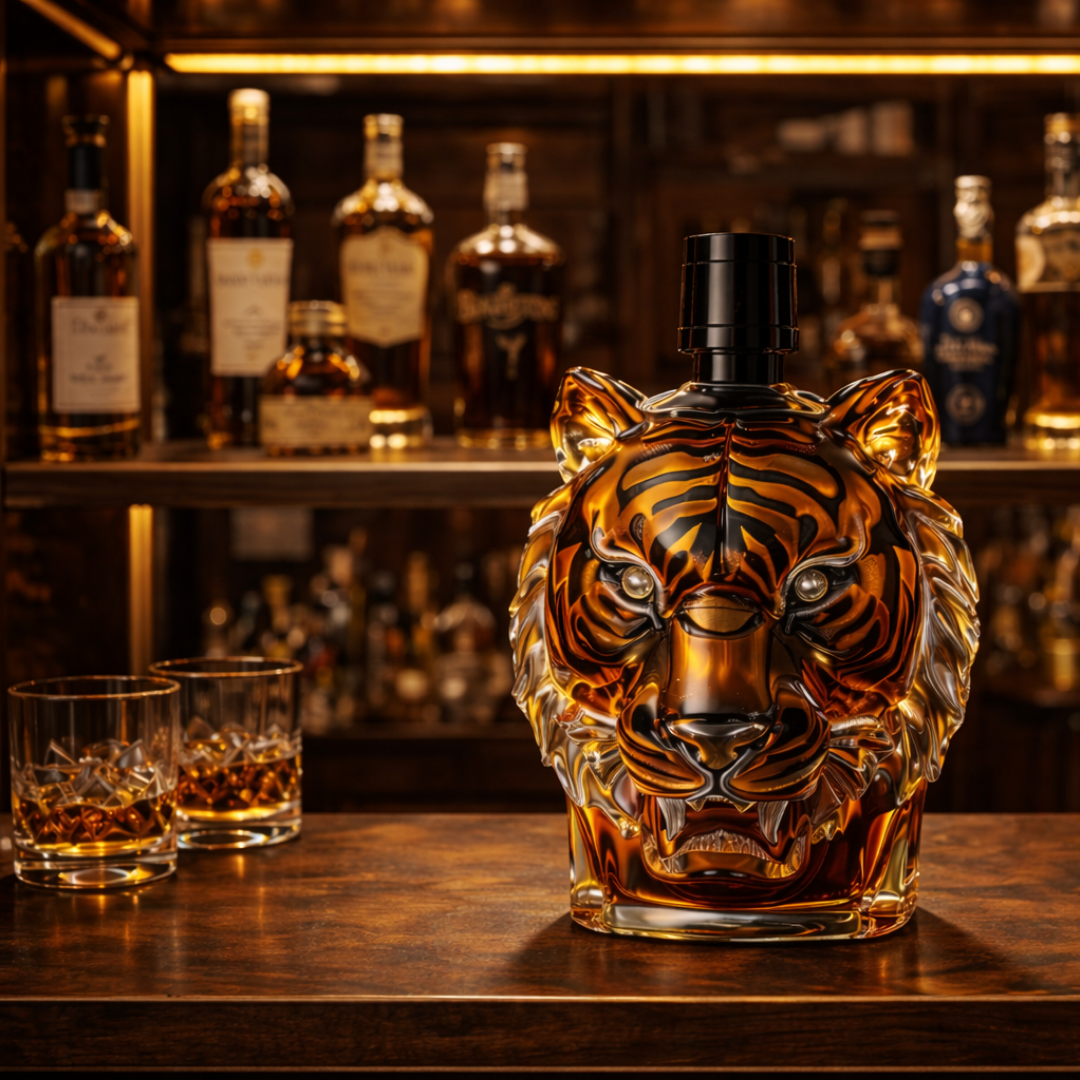 Whiskyfles – Tijgereditie