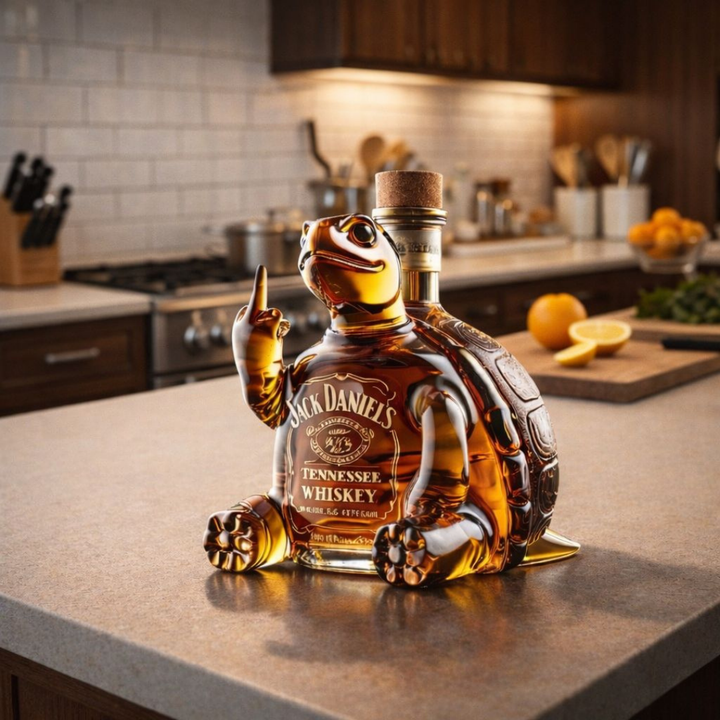 Whiskeyfles – Schildpad Editie