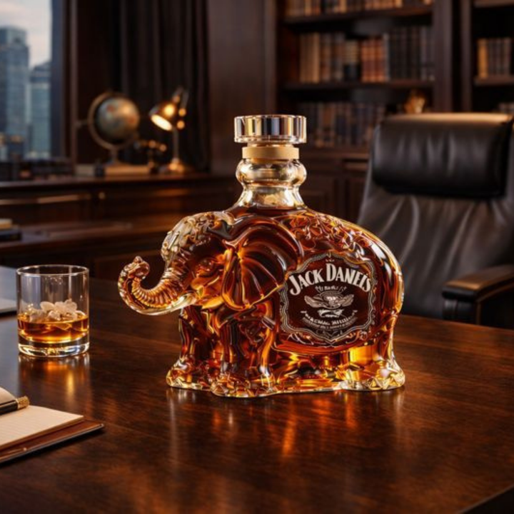 Jack Daniel’s Whisky Fles – Olifanten Editie