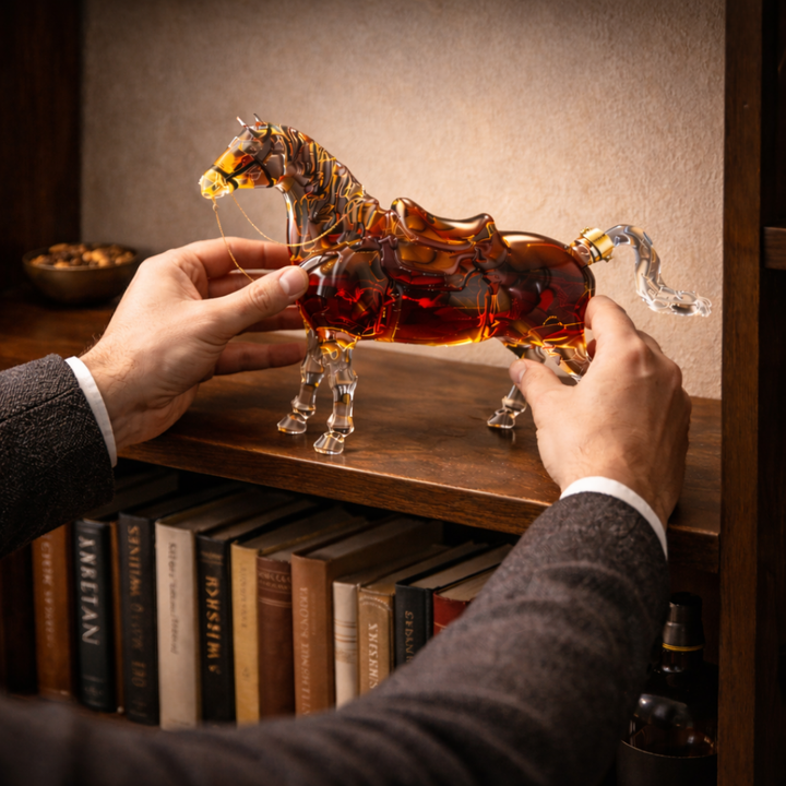 Whiskyfles - Paard Editie