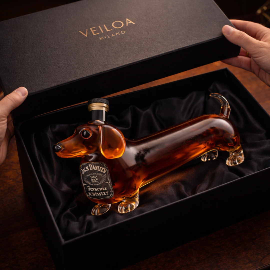 Jack Daniel's Whisky Fles – Teckel Editie