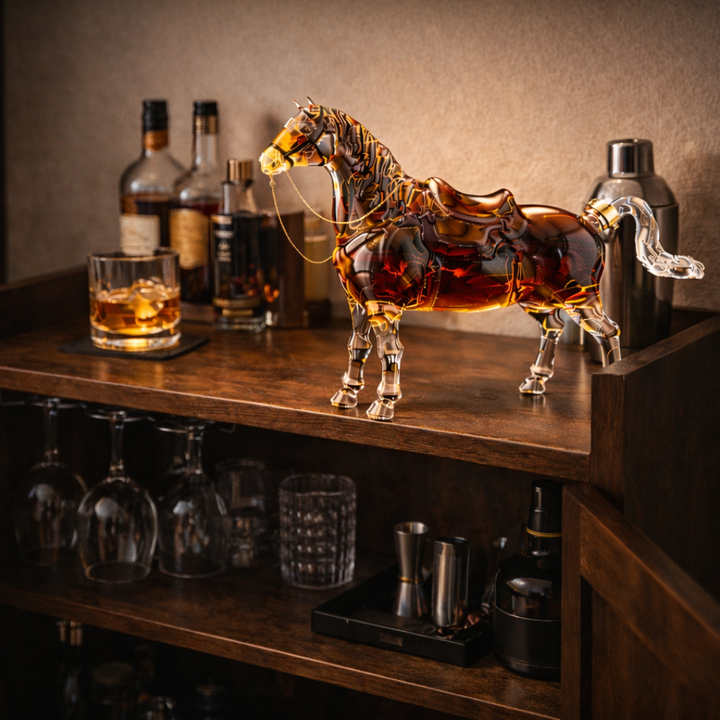 Whiskyfles - Paard Editie