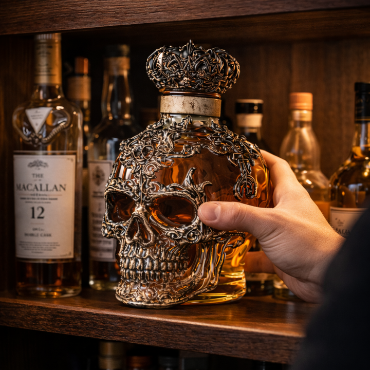 Whiskyfles – Skull Editie