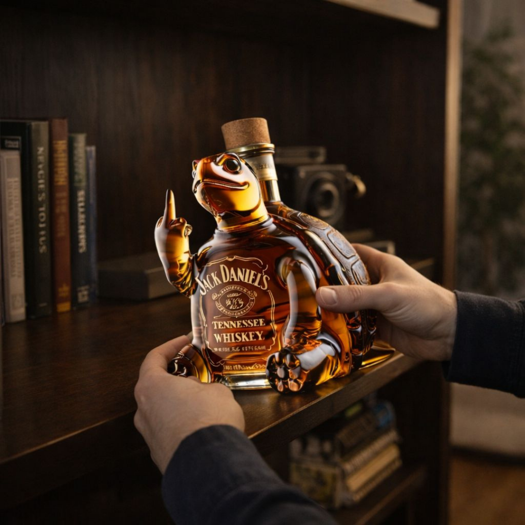 Whiskeyfles – Schildpad Editie