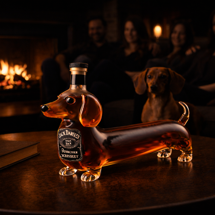 Jack Daniel's Whisky Fles – Teckel Editie