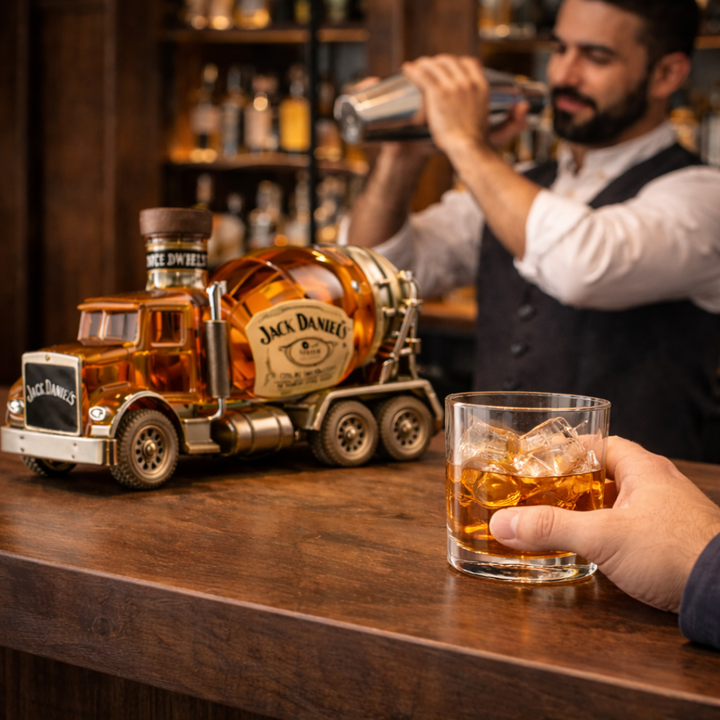 Jack Daniel's Whisky Fles - Truck Editie